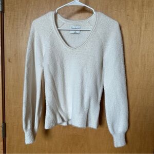 Abercrombie & Fitch Fuzzy Cream Sweater